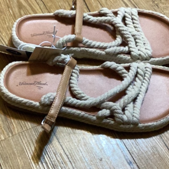 Women's Serena Rope Sandals - Universal Thread - almond - various sizes- new - Picture 3 of 5